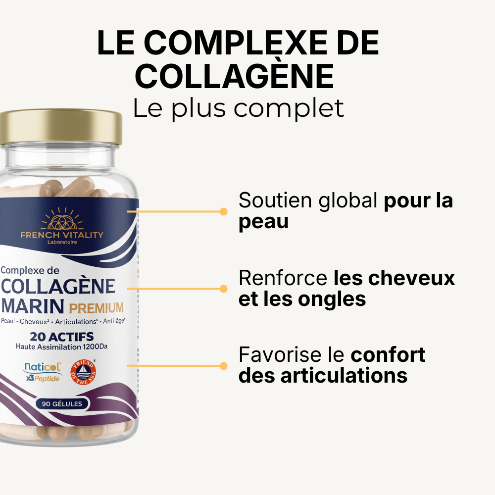Complexe de collagène marin  - NaticolX3® + 20 actifs