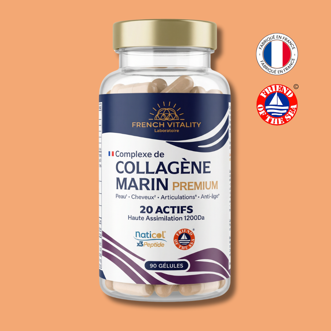 Complexe de Collagène Marin Premium tout-en-un – 20 actifs