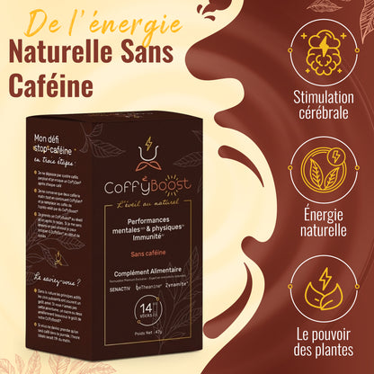 COFFYBOOST® — L’alternative au café nouvelle génération, seule ou avec votre café.