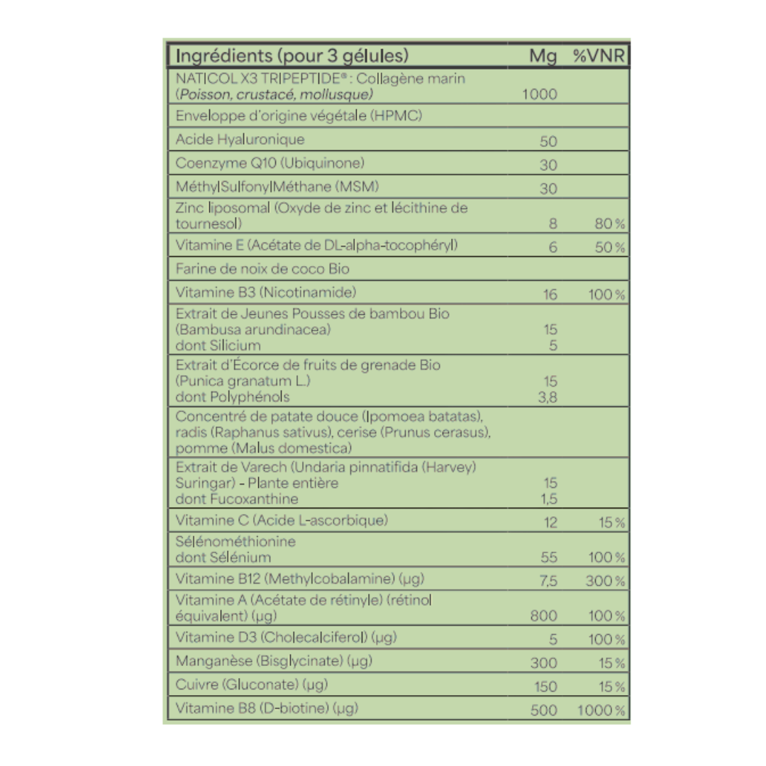 Complexe de Collagène Marin Premium tout-en-un – 20 actifs