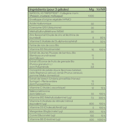 Complexe de Collagène Marin Premium tout-en-un – 20 actifs