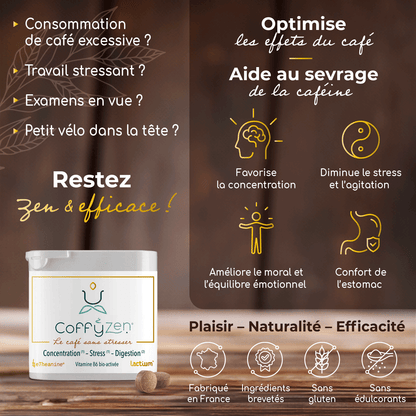COFFYZEN® – Comprimé à sucer - Café et sérénité enfin réunis